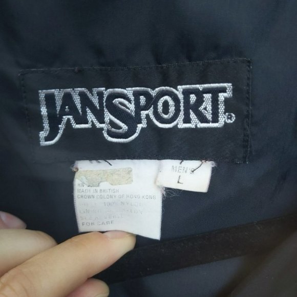Rare Vintage 90's Jansport Pullover Windbreaker Jacket - Picture 9 of 16